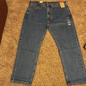NWT Levi's Men's Straight Fit Blue Jeans 505 regular 38x30